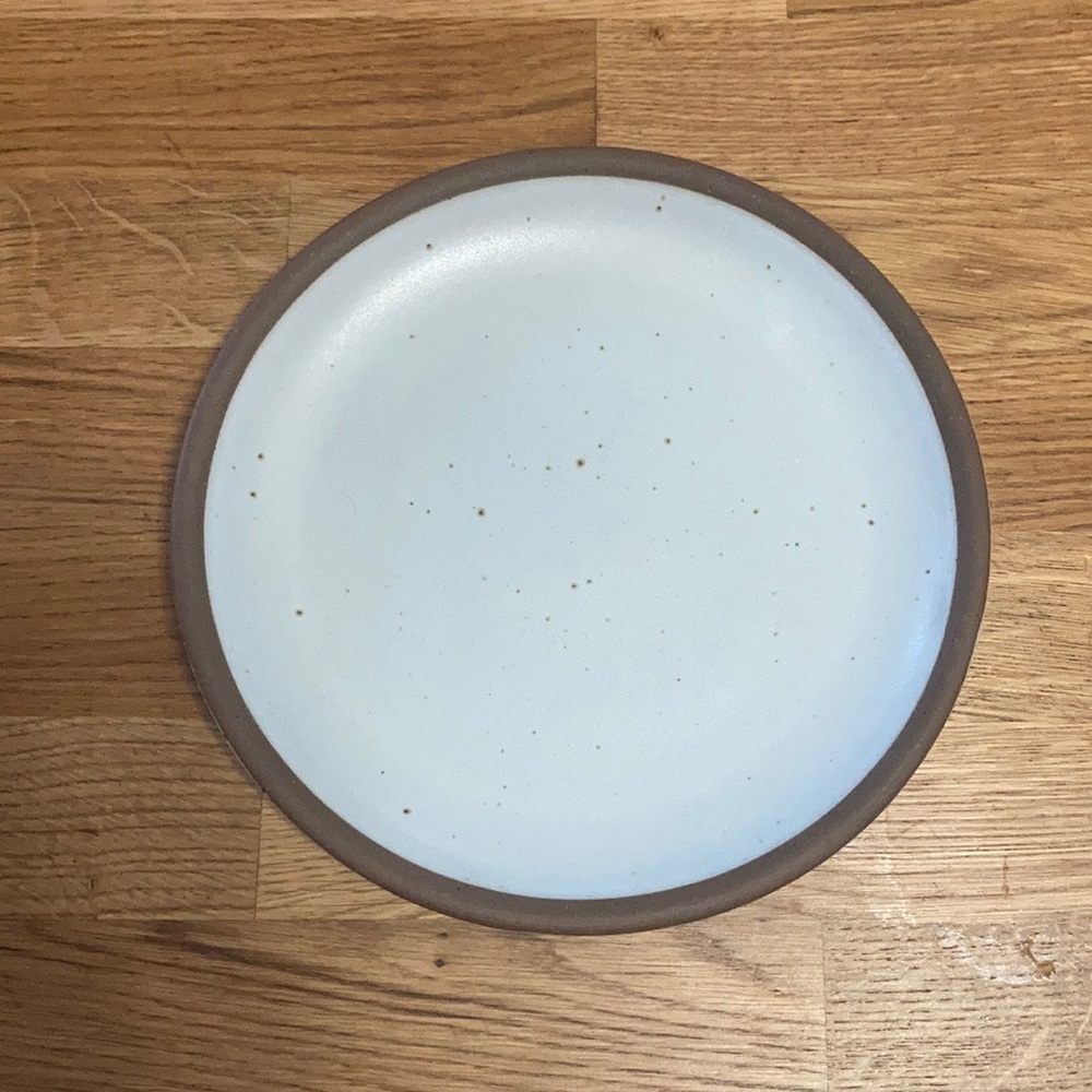 East fork pottery old eggshell side plate